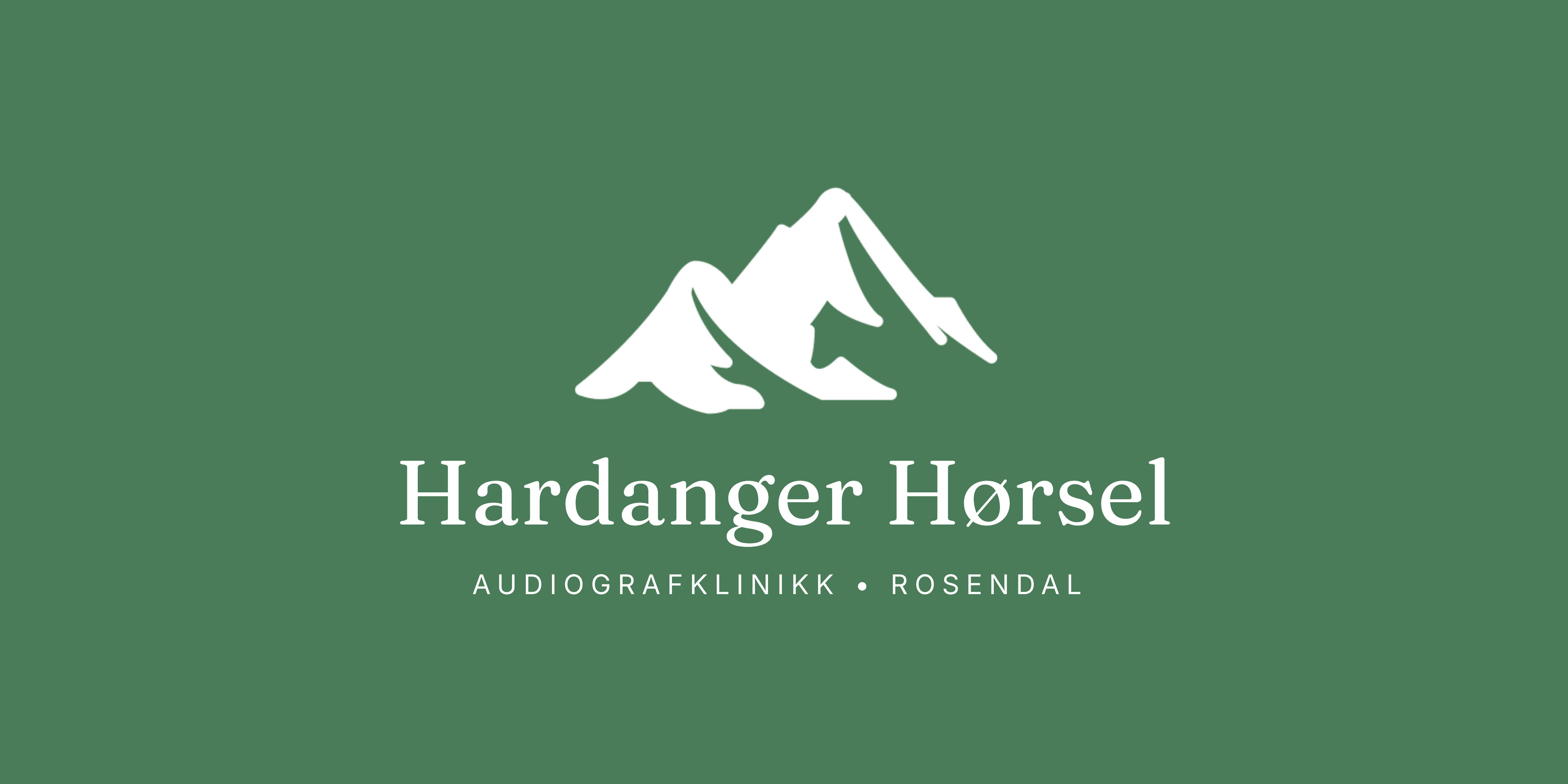 Logo og banner for Hardanger Hørsel